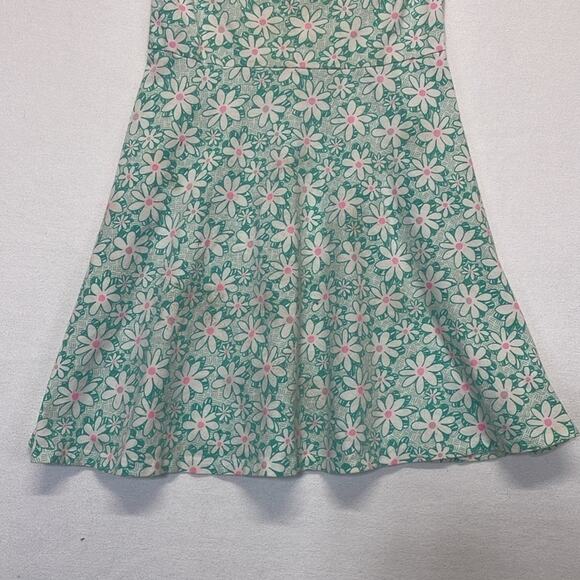 Jumping Beans Floral Dress sleeveless teal white pink girl’s Size 6 - Picture 3 of 7